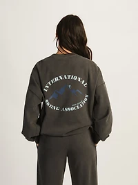 HARLOW MICHELLE PRINT CREWNECK - ASPEN CLEARANCE
