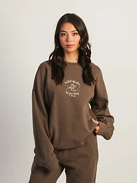 HARLOW MICHELLE PRINT CREWNECK IMPRIMÉ - MUSHROOM