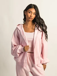 HARLOW CLOUD ZIP UP - CHERRY BLOSSOM