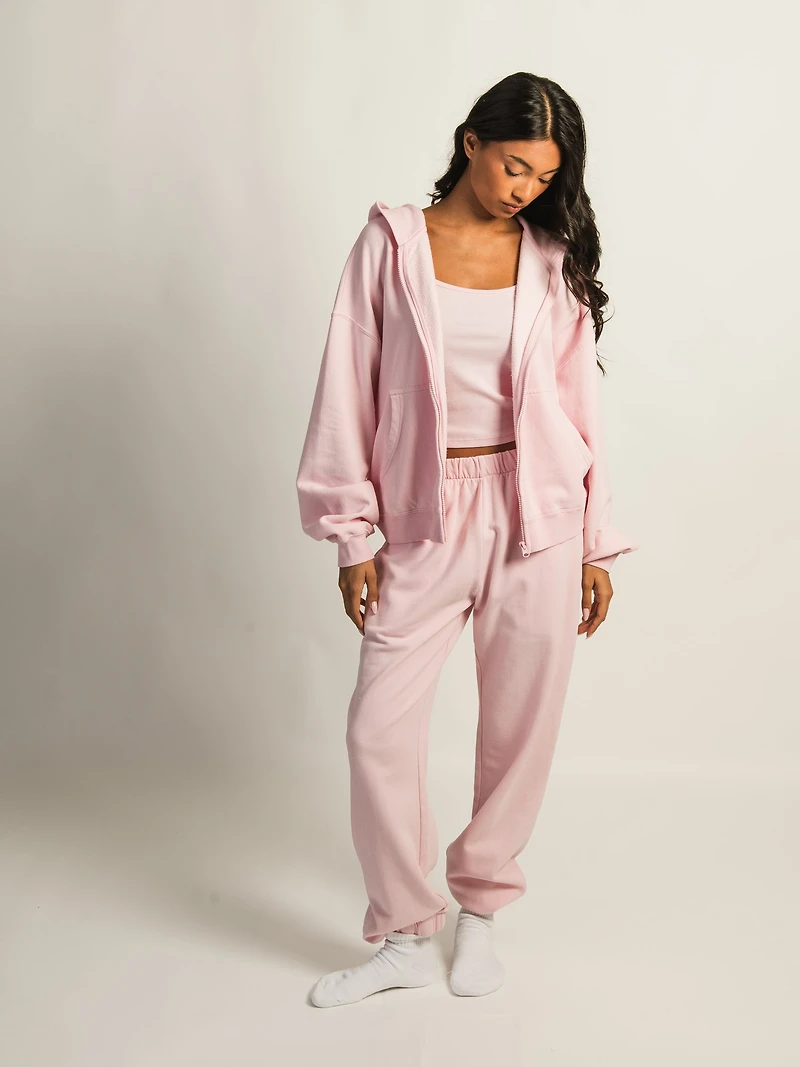 HARLOW CLOUD ZIP UP - CHERRY BLOSSOM