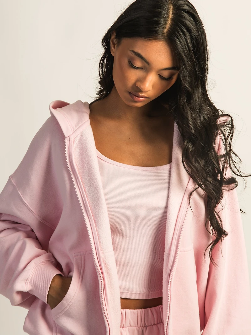 HARLOW CLOUD ZIP UP - CHERRY BLOSSOM