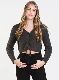 HARLOW ADDISON TIE UP CARDI - CLEARANCE