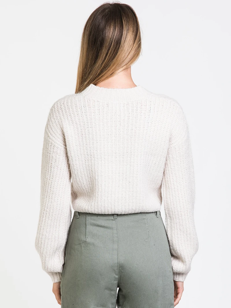 HARLOW CABLE CROPPED CARDI
