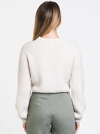 HARLOW CABLE CROPPED CARDI