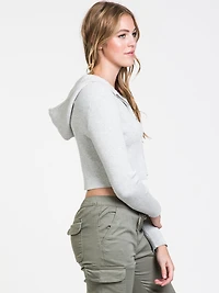 SWEAT À CAPUCHE ZIPPÉ CHARLIE POUR FEMMES