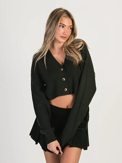 HARLOW KIMMY CROPPED CARDI - FOREST CLEARANCE
