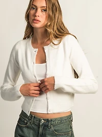 HARLOW COLLINS CARDIGAN - OFF WHITE