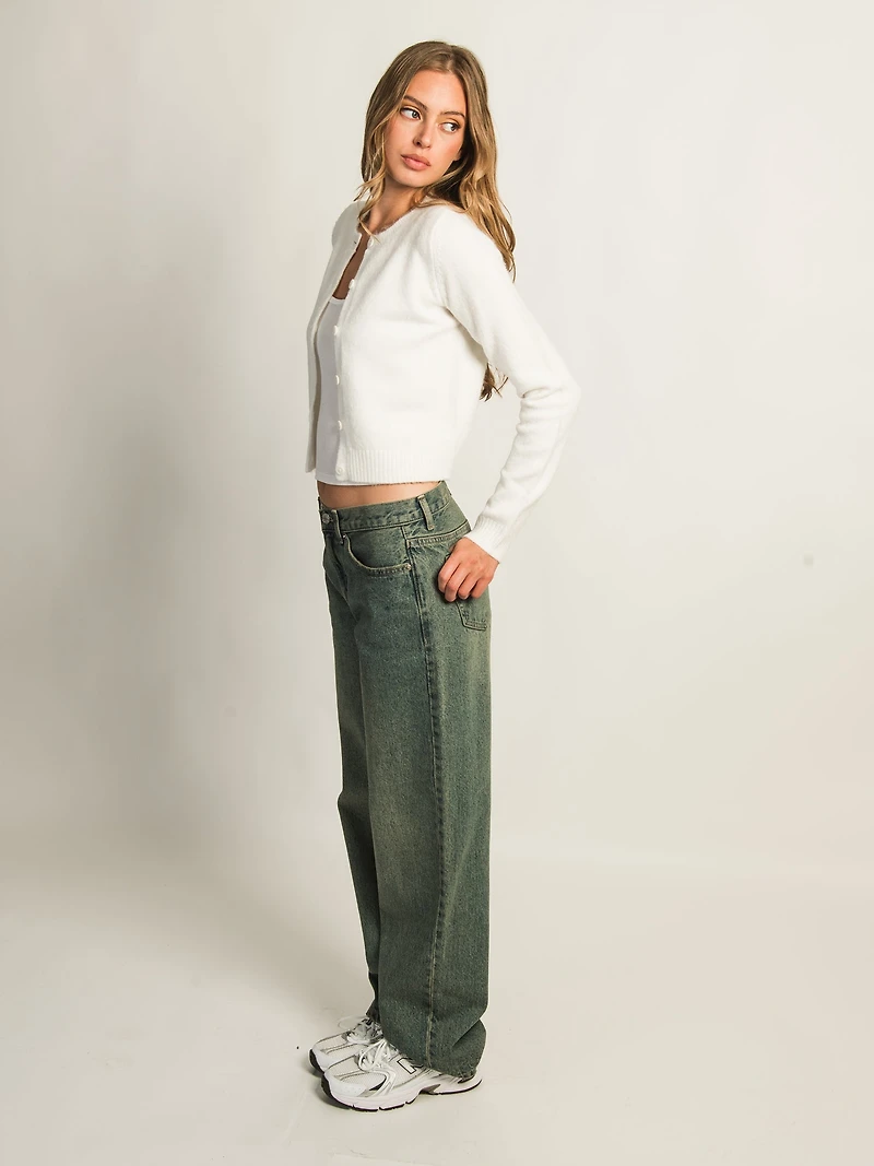 HARLOW COLLINS CARDIGAN - OFF WHITE