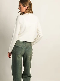 HARLOW COLLINS CARDIGAN - OFF WHITE
