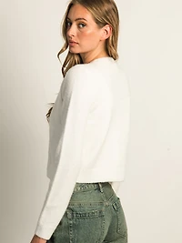 HARLOW COLLINS CARDIGAN - OFF WHITE