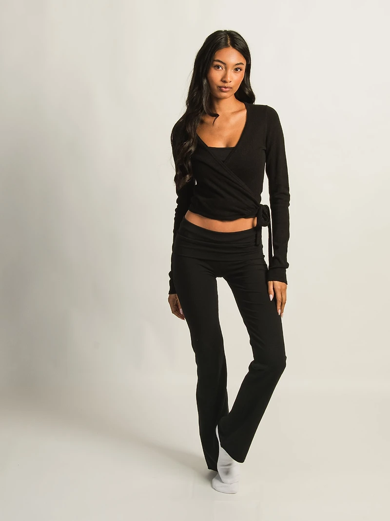 HARLOW GIA WRAP SWEATER