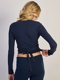 HARLOW GIA WRAP SWEATER