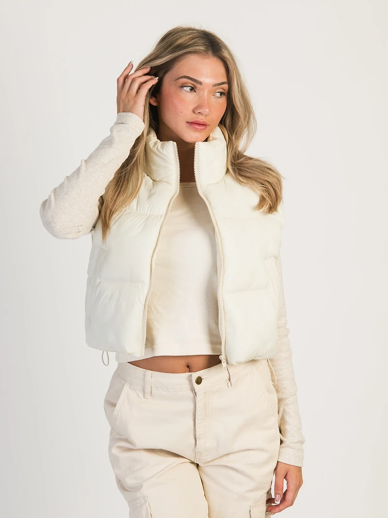 GILET DOUDOUNE HARLOW PEGGY - CRÈME LIQUIDATION