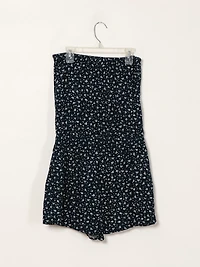 HARLOW SALLY DITSY TUBE ROMPER - CLEARANCE