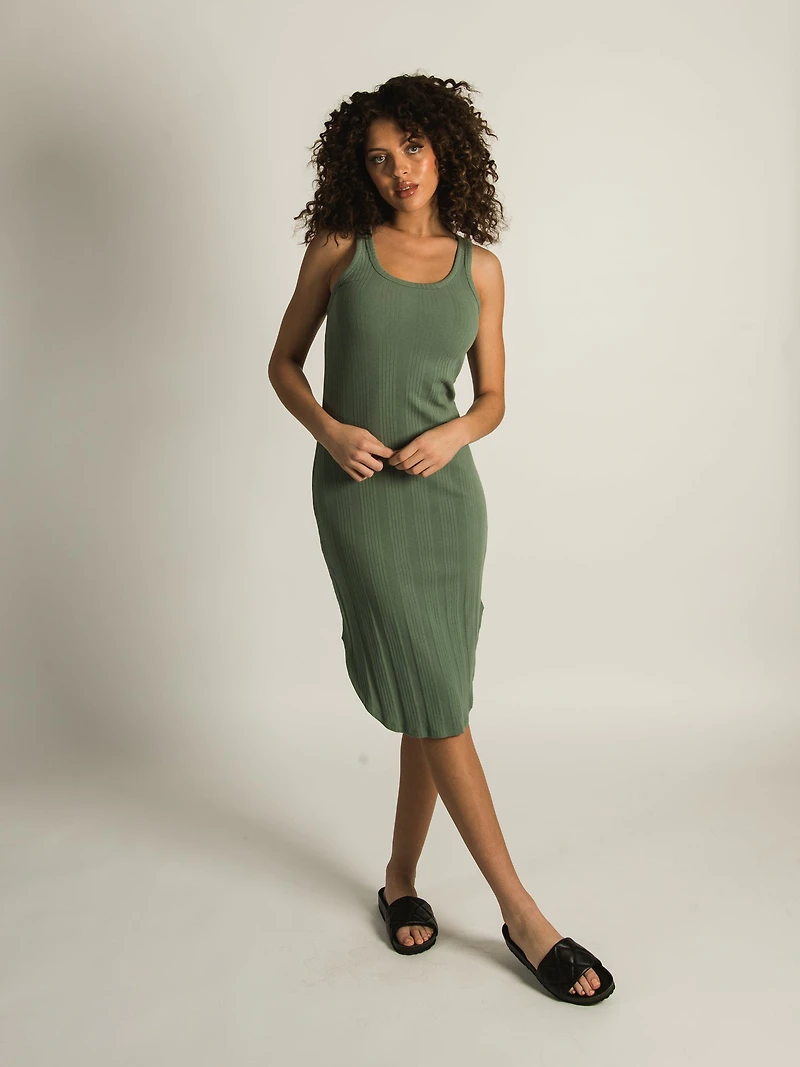 HARLOW VARIEGATED TANK TOP DRESS - CLEARANCE