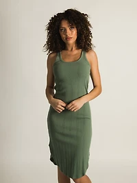 HARLOW VARIEGATED TANK TOP DRESS - CLEARANCE