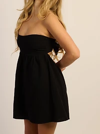 HARLOW JUNE DRESS - BLACK