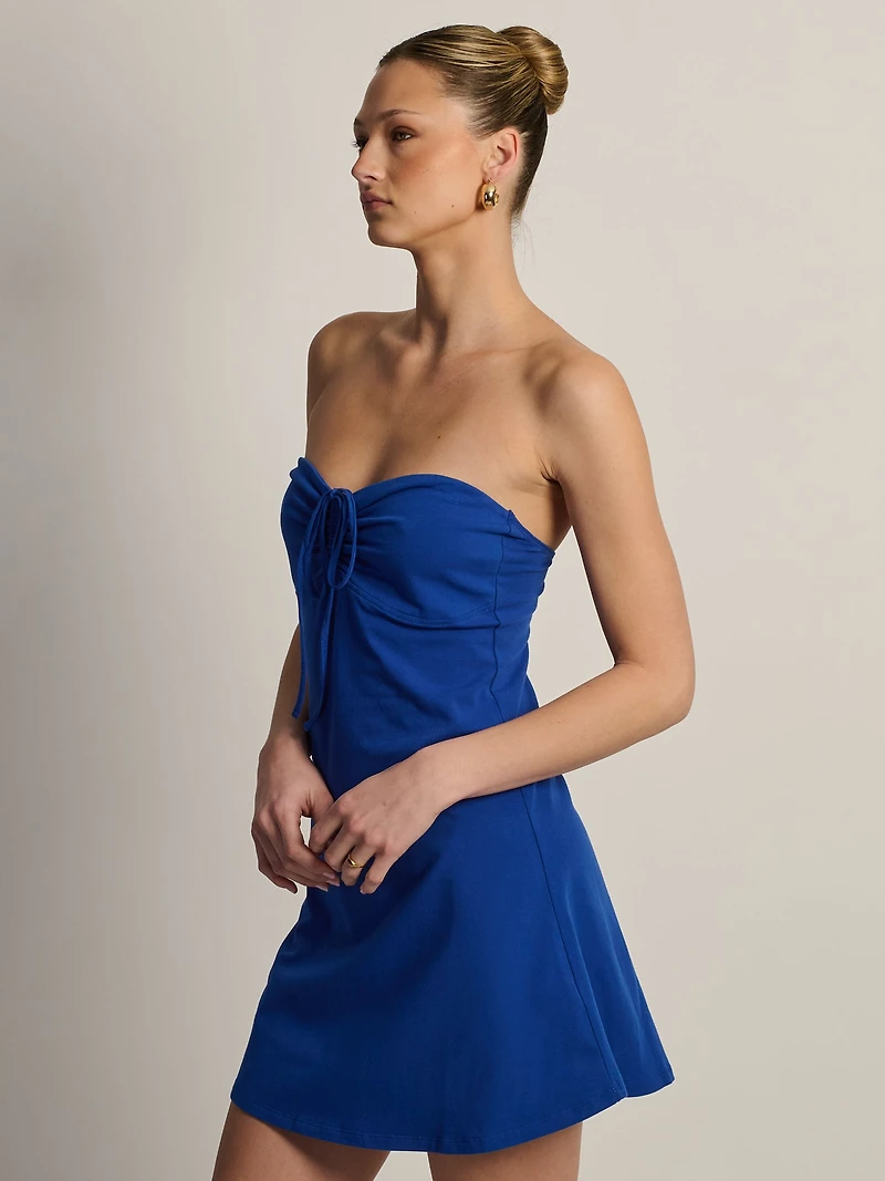 HARLOW LIA DRESS - COBALT