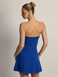HARLOW LIA DRESS - COBALT