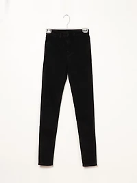 JEAN SKINNY TAILLE HAUTE POUR FEMMES - NOIR LIQUIDATION