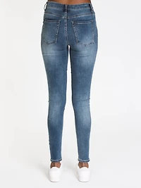 WOMENS HI-RISE SKINNY DENIM - MID CLEARANCE