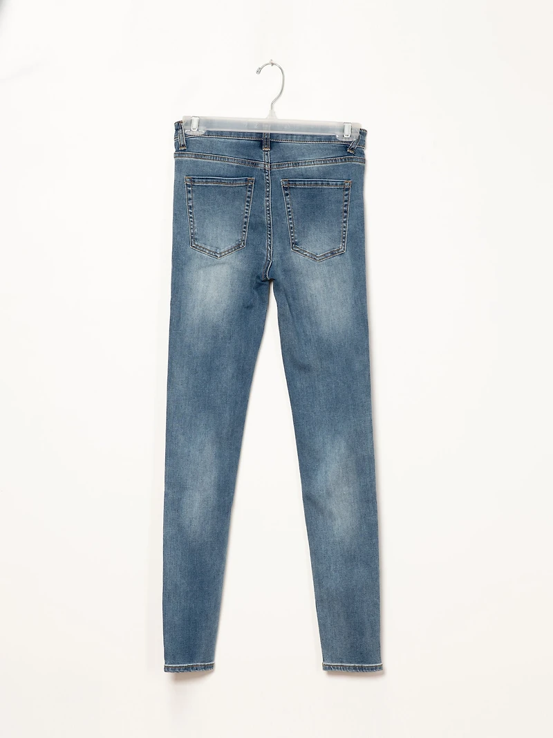 WOMENS HI-RISE SKINNY DENIM - MID CLEARANCE