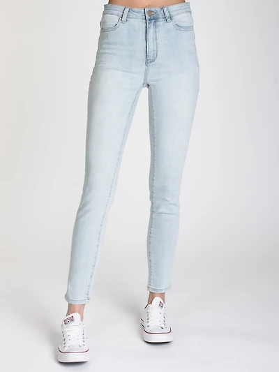 JEAN SKINNY TAILLE HAUTE POUR FEMMES - CLAIR LIQUIDATION