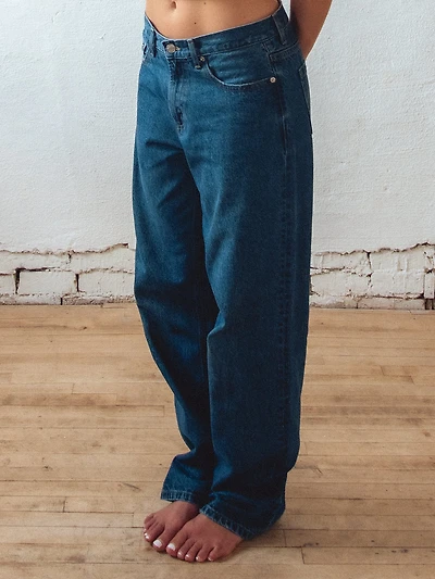 HARLOW BAGGY BOYFRIEND JEAN - DARK WASH