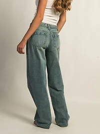 HARLOW BAGGY BOYFRIEND JEAN TIE WAIST - MID WASH