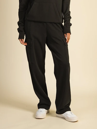 PANTALON DE SURVÊTEMENT CARGO HARLOW ANDI - CHARBON