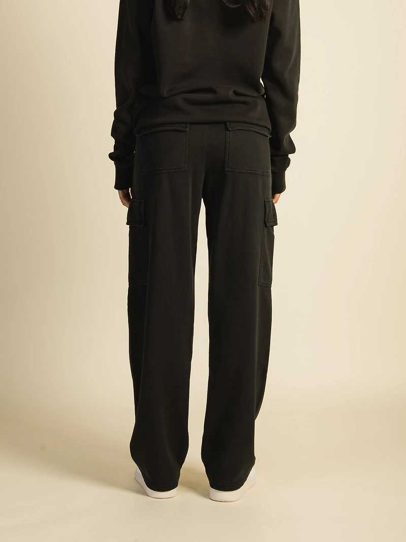 PANTALON DE SURVÊTEMENT CARGO HARLOW ANDI - CHARBON