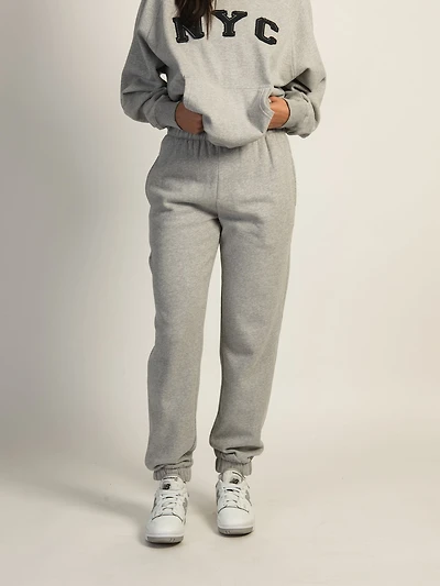 HARLOW JORDANA RELAXED SWEATPANT - HEATHER GREY CLEARANCE