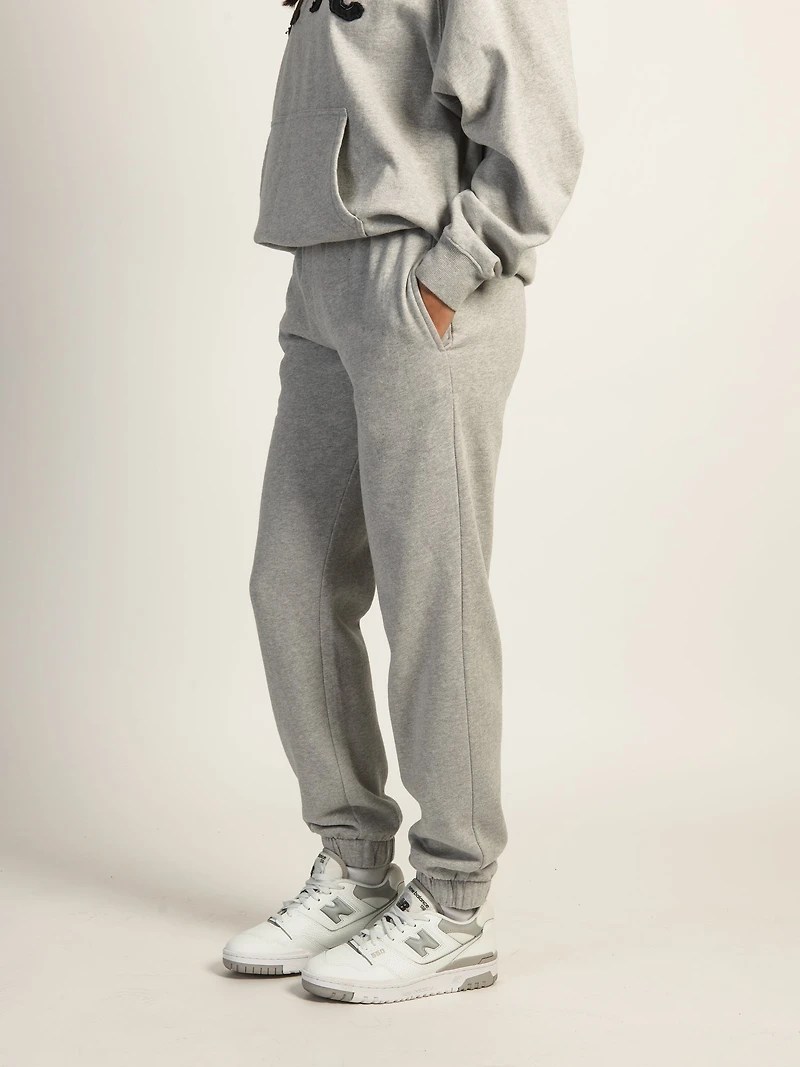 HARLOW JORDANA RELAXED SWEATPANT - HEATHER GREY CLEARANCE
