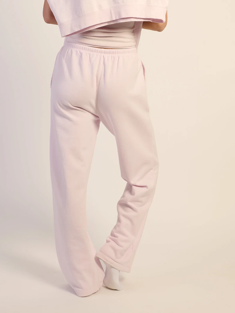 HARLOW STELLA STRAIGHT LEG SWEATPANT - BABY PINK