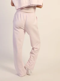 HARLOW STELLA STRAIGHT LEG SWEATPANT - BABY PINK