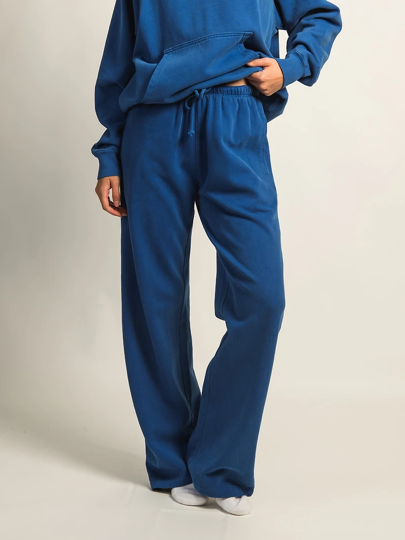 HARLOW STELLA STRAIGHT LEG SWEATPANT - COBALT
