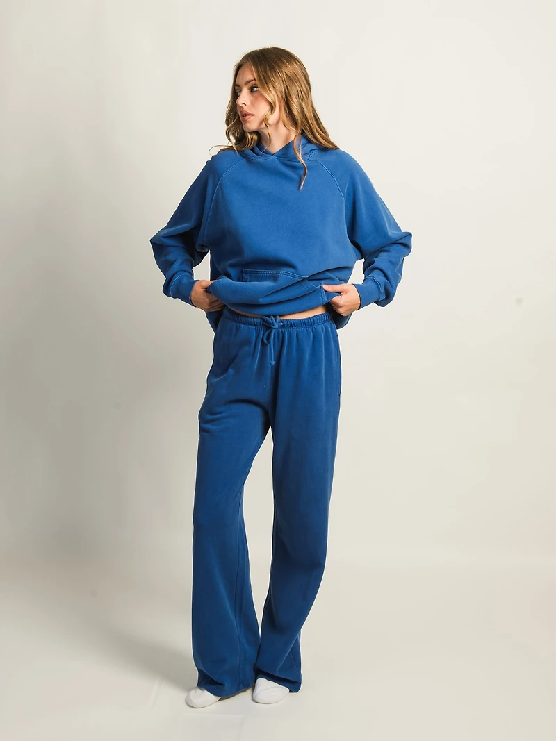 HARLOW STELLA STRAIGHT LEG SWEATPANT - COBALT