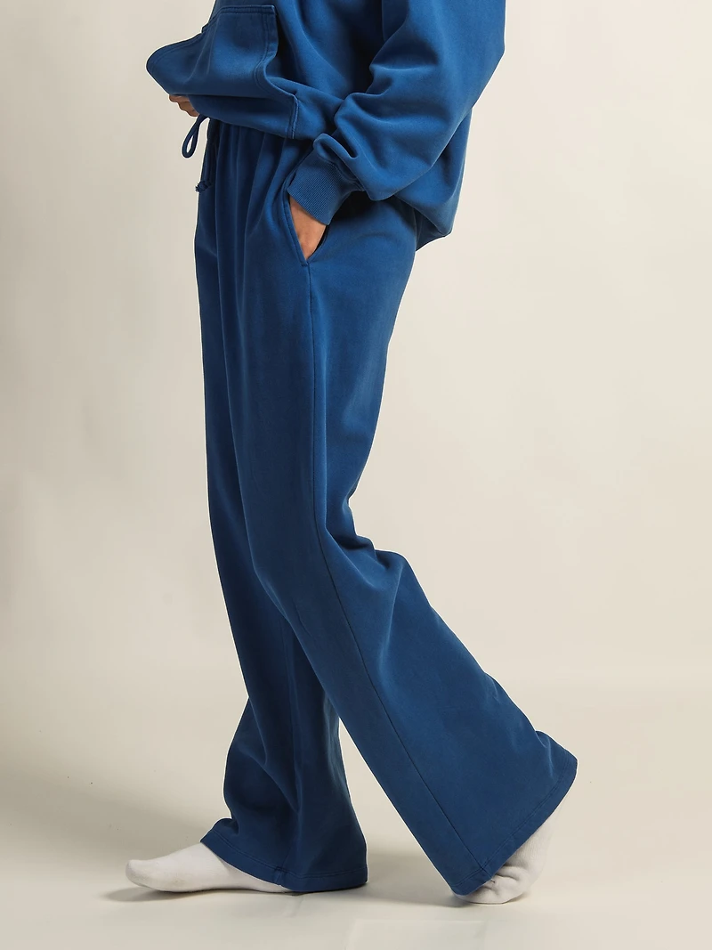 HARLOW STELLA STRAIGHT LEG SWEATPANT - COBALT