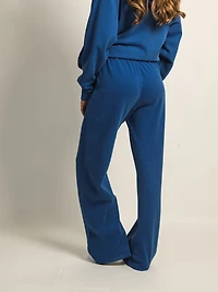 HARLOW STELLA STRAIGHT LEG SWEATPANT - COBALT