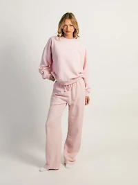 HARLOW STELLA STRAIGHT LEG SWEATPANT - LIGHT PINK