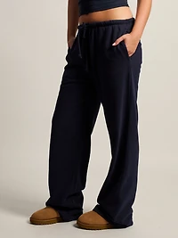 HARLOW STELLA PANTALON DE SWEAT À JAMBE DROITE - MARINE