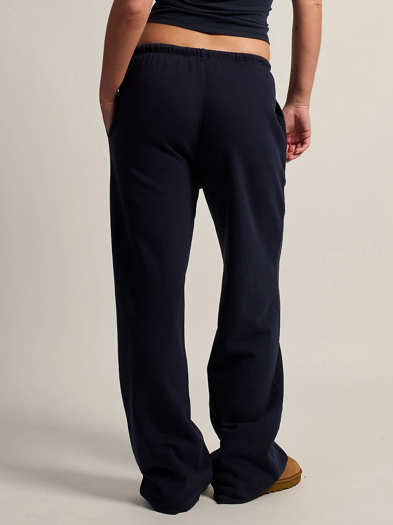 HARLOW STELLA PANTALON DE SWEAT À JAMBE DROITE - MARINE