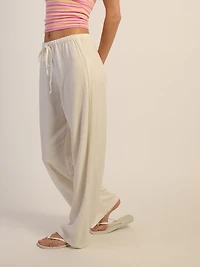 HARLOW LANA LINEN PANT - WHITE