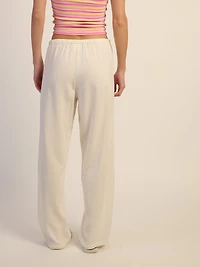 PANTALON EN LIN HARLOW LANA – BLANC