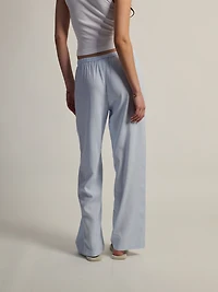 HARLOW LANA LINEN PANT - STRIPE BLUE/WHITE