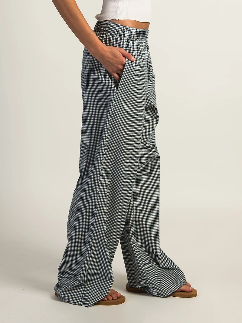 HARLOW TAYLOR PANT - NAVY/WHITE