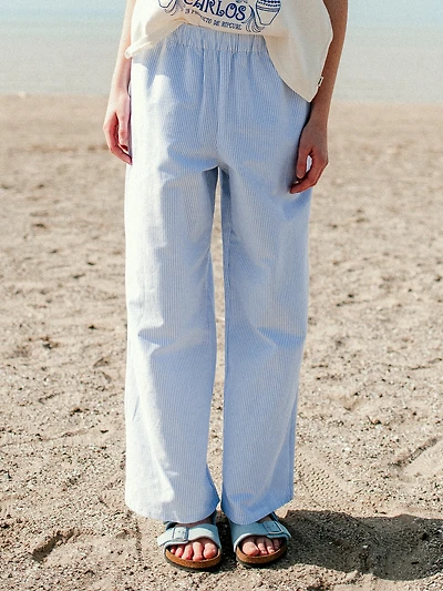 HARLOW TAYLOR PANT - PINSTRIPE