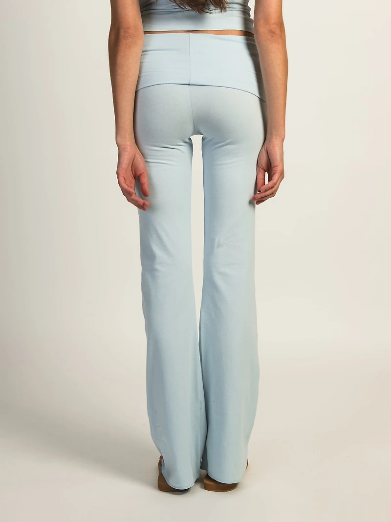 PANTALON HARLOW GIA FOLDOVER - BLEU