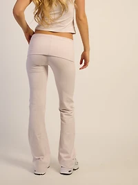 HARLOW ESSENTIAL FOLDOVER PANT - BABY PINK