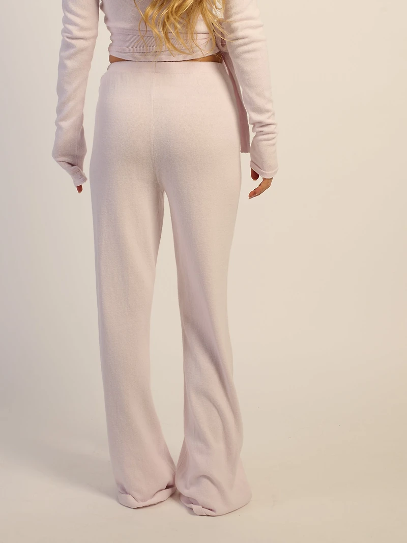 HARLOW PALOMA KNIT PANT - ROSE